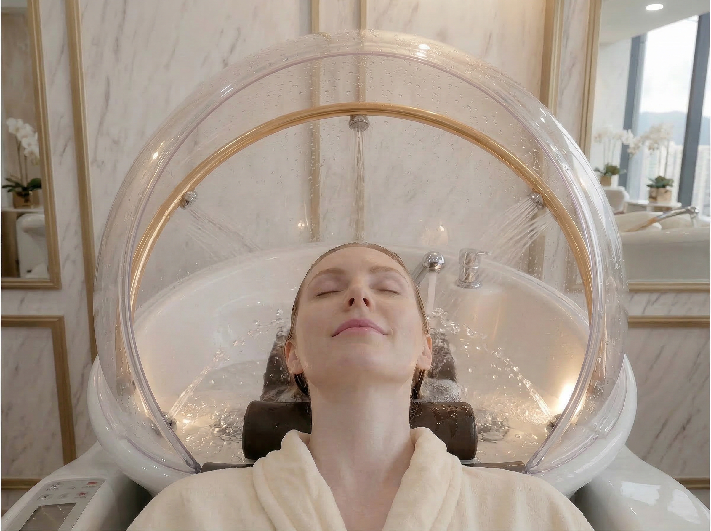 lavacabezas spa peluqueria relajacion profunda wellness bogota