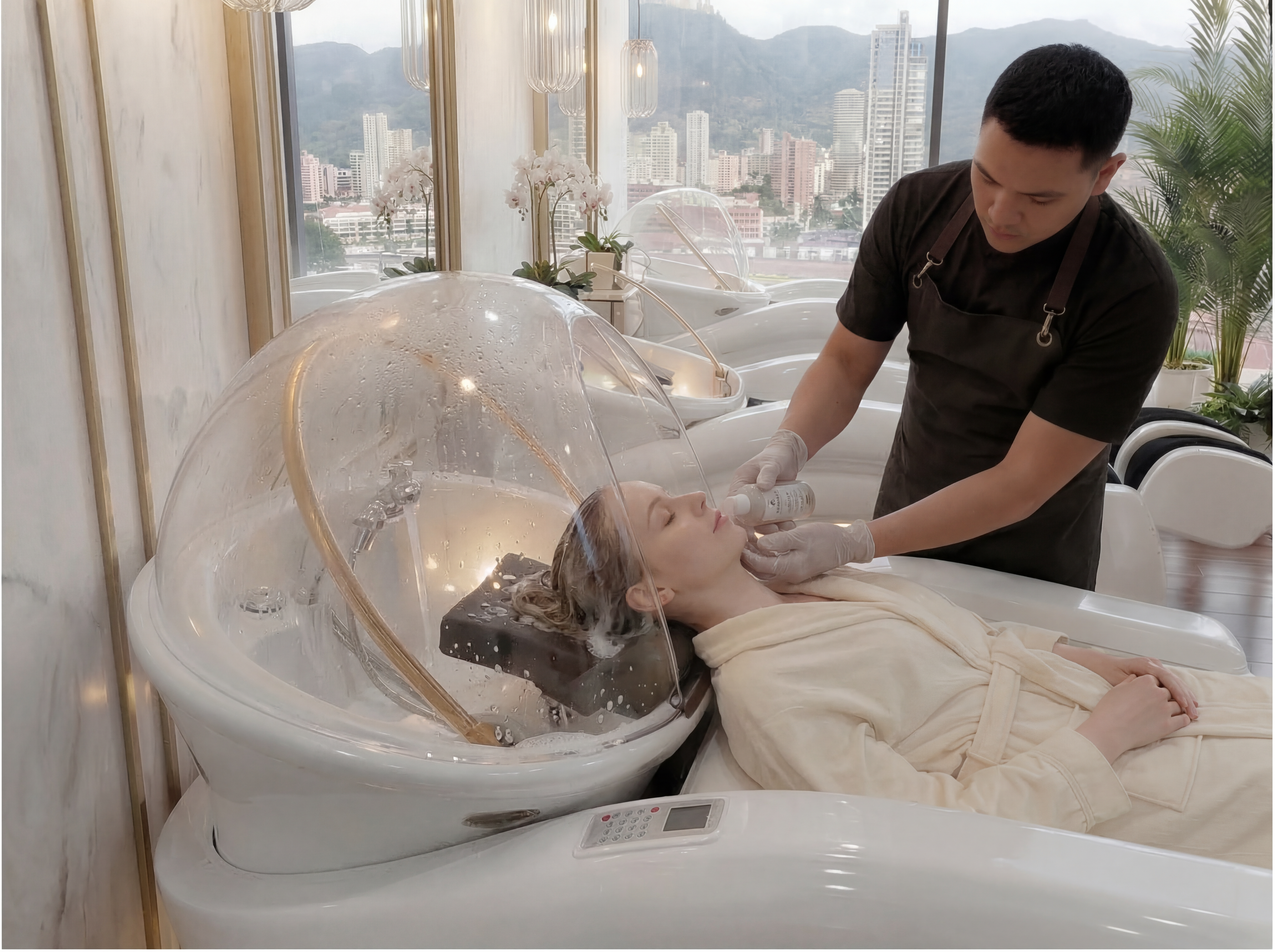 Problemas con lavado de cabello en salon de belleza por equipos obsoletos